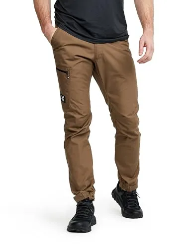 RevolutionRace Outdoor Basic Pants für Herren, XL - Wanderhosen mit vorgebogenen Knien für optimale Bewegungsfreiheit und DWR-Beschichtung für leichten Regen- und Feuchtigkeitsschutz. Ideal für Outdoor-Aktivitäten.
