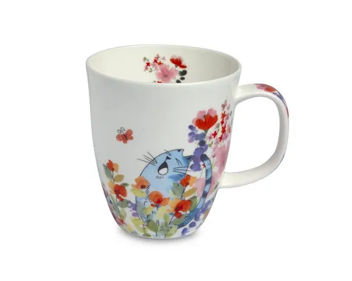 TeaLogic Tasse Fiona Katzen Henkelbecher Fine Bone China 0,4L, 1-tlg.
