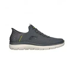 Skechers Summits High Range Herren Sneakers - Charcoal Mesh Trim, 42 EU - Herren-Sneaker mit weichem Mesh-Obermaterial und Stretch-Schnürsenkeln für höchsten Komfort. Ideal für sportliche Aktivitäten dank leichter, stoßdämpfender Zwischensohle.