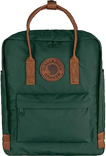 Fjällräven Unisex Kånken No. 2 16L Rucksack, Deep Patina - Robuster Rucksack aus G-1000 HeavyDuty Eco mit Lederdetails und Sitzpolsterung. Ideal für Alltag und Outdoor-Aktivitäten, stilvoll und funktional.