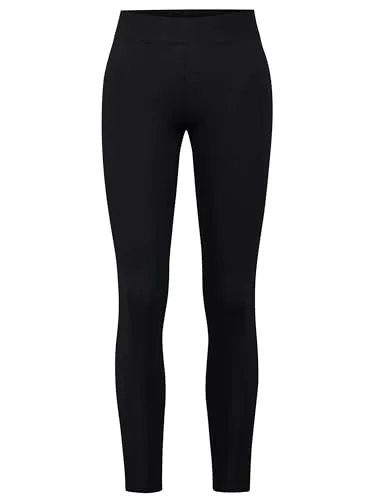 Calida Elastic Leggings Schwarz Baumwolle X-Small Damen - Stoffhosen aus 94% zertifizierter Baumwolle, atmungsaktiv und nachhaltig. Diese Leggings bieten außergewöhnlichen Tragekomfort und perfekten Sitz für Alltag, Yoga und Training.