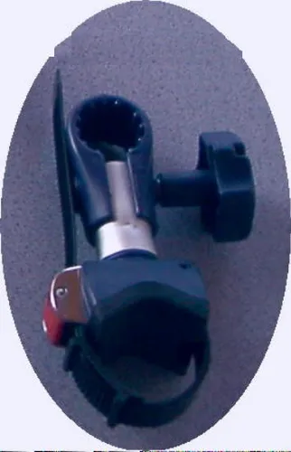 Fiamma Bike-Block Fahrradhalter Pro 1, blau - Fahrradträger mit Quickverschluss, passend für dickere Fahrradrahmen von 25 mm bis 100 mm, ideal für sicheres Transportieren von Fahrrädern.
