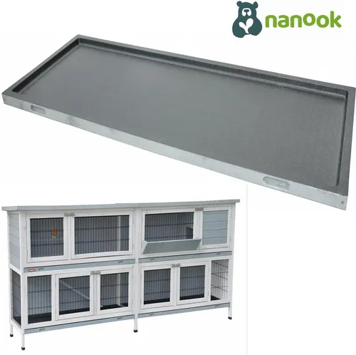 nanook Ersatz Kotwanne für Bommel Deluxe - Kunststoffwanne für Käfige, ideal als Ersatz für eine saubere Umgebung und einfache Reinigung für Kaninchen und Meerschweinchen.