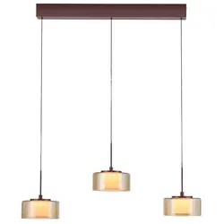 Paul Neuhaus LED Pendelleuchte Rika - Dimmbar & Höhenverstellbar - Lampen mit stufenloser Dimmfunktion und Höhenverstellung. Die Kombination aus elegantem Opalglas und Amber sorgt für einen stilvollen Blickfang.