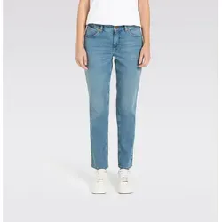 MAC 5-Pocket-Jeans Melanie D435 summer light blue - Jeans in hoher Leibhöhe mit schmalem, geradem Bein für eine figurbetonte Passform, ideal für modische Outfits.