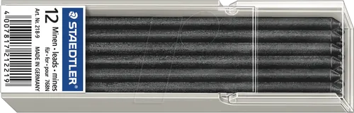 STAEDTLER 218-9 - Mine für Trockenmarker omnichrom 12 Stück schwarz