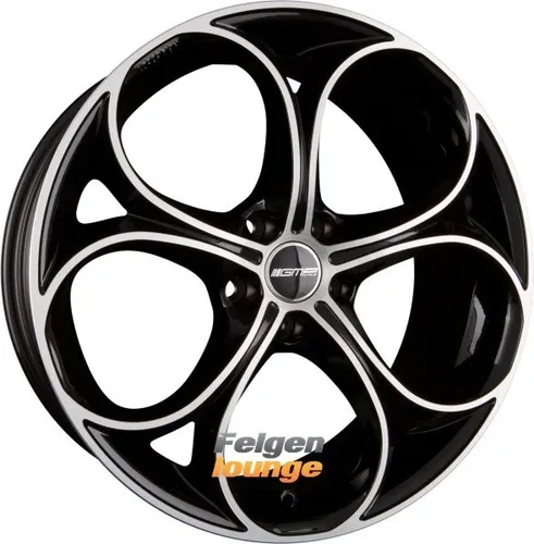 GMP Drake 20" Alufelgen in Glossy Anthracite - Hochwertige 20 Zoll Alufelgen (8.5x20 ET31) mit modernem Doppelspeichendesign, ideal für sportliche Fahrzeuge und hervorragende Traglast von 690 kg.