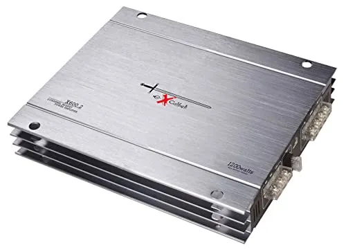 eXcalibur X600.2 2-Channel Car Amplifier – 1200W MAX Power - Car-HiFi-Endstufen mit 1200W Sinusleistung, ideal für kraftvollen Sound im Auto und flexible Betriebswahl für optimales Hörerlebnis.