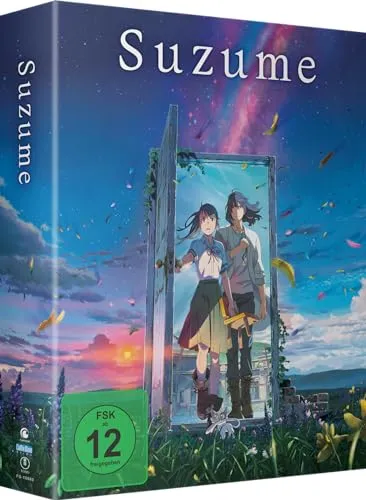 Suzume - The Movie: Limited Collectors Edition mit 2 Blu-rays & DVD - Filme: Entdecken Sie die epische Coming-of-Age-Geschichte von Suzume, die auf ihrer Reise durch Japan mysteriöse Türen schließen muss, um eine Katastrophe zu verhindern.