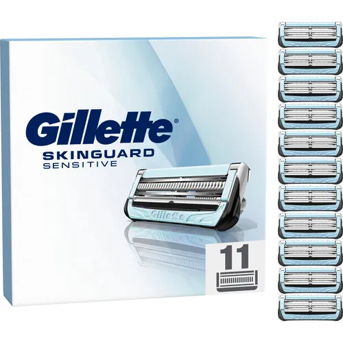 Gillette SkinGuard Sensitive - 11er Pack Rasierklingen, speziell für empfindliche Haut und optimalen Schutz gegen Hautirritationen