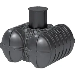 Roth Regenwasser-Grundbehälter Twinbloc® 5.000 Liter - Robuster Vorratsbehälter für die Regenwassernutzung mit 5.000 Litern Volumen, ideal für nachhaltige Wasserspeicherung und effiziente Nutzung im Garten.