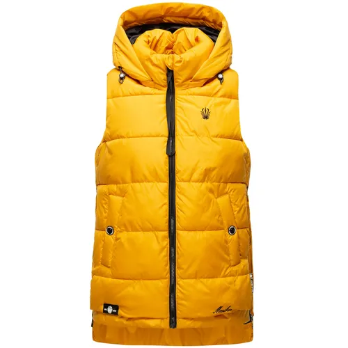 MARIKOO Damen Steppweste Bodywarmer mit Kapuze Zarinaa