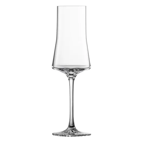 Zwiesel Glas Grappaglas Echo (4er Set) – Moderne Schnapsgläser mit Stiel - Elegante Grappagläser aus spülmaschinenfestem Tritan-Kristall. Ideal für gesellige Momente – die Wellenstruktur am Boden sorgt für ein besonderes Lichtspiel. Hergestellt in Deutschland, robust und stilvoll.