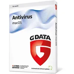 G DATA Antivirus MAC 2026 für 5 Geräte - G DATA Antivirus MAC 2026 bietet umfassenden Schutz für Ihren Mac. Schützen Sie bis zu 5 Geräte vor Bedrohungen mit zuverlässiger Technologie und benutzerfreundlicher Bedienung.