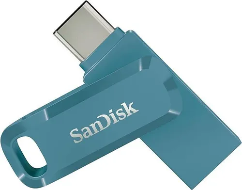 SanDisk Ultra Dual Drive Go - USB-Flash-Laufwerk - 64GB - USB 3,2 Gen 1 / USB-C - Navagio Bay (SDDDC3-064G-G46NBB)