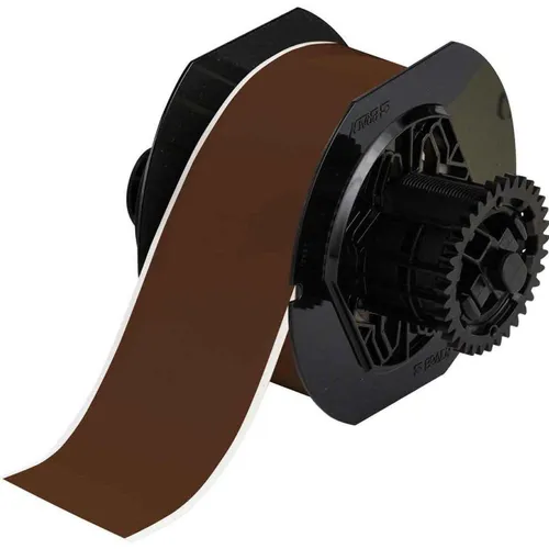 Brady B30C-2250-595-BR Hochleistungsvinyl, Braun, glänzend, 5,72 cm - Hochwertiges, permanentes Klebeband für Etikettiergeräte, ideal für professionelle Anwendungen. Langlebig und vielseitig einsetzbar.