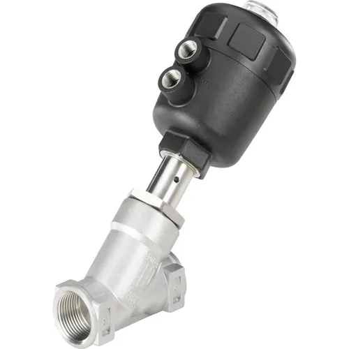 Bürkert 2/2-Wege-Schrägsitzventil für Medien bis +180 °C, Muffenanschluss (178677)