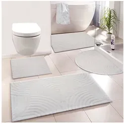 Badematte MY HOME "Juna" in Weiß, 80x150 cm, rutschhemmend - Gestalte dein Badezimmer stilvoll mit der Badematte "Juna". Diese pflegeleichte Matte aus 100% Baumwolle bietet eine rutschhemmende Rückseite und trocknet schnell. Ideal für ein gemütliches Ambiente.