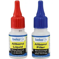 Allbond-filler-set: 20g Allbond-liquid + 20g Allbond-filler Beko 261 7 20