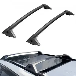 VEVOR Dachträger-Querstangen für Toyota RAV4 2019-2023 - Gepäckträger mit 118 kg Tragfähigkeit, rostfreiem Aluminium und abschließbarer Sicherheit für stressfreies Transportieren von großen Gegenständen.