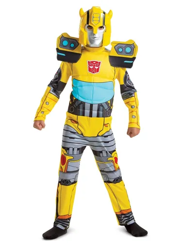 Transformers Bumblebee Kostüm für Kinder, 4-6 Jahre - Sonstiges Spielkonsolenzubehör, tolles Kostüm für kleine Transformers-Fans, ideal für Karneval oder Fasching