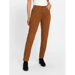 sheego 5-Pocket-Jeans 815201_88 - Lässige 5-Pocket-Jeans mit stylishen Nieten. Bequemer Formbund mit Gürtelschlaufen und praktischen Taschen. Ideal für vielseitige Outfits und den täglichen Einsatz.