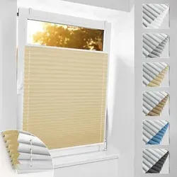 Plissee Verdunkelung Klemmfix ohne Bohren B75 x H110 cm Hellbeige - Gestalte dein Lichtspiel mit dem Plissee Verdunkelung Klemmfix! B75 x H110 cm, ohne Bohren, einfach zu montieren. Der flexible Schutz für deine Privatsphäre und ein stilvolles Zuhause – ideal für jedes Zimmer!