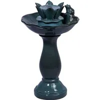 dobar Gartenbrunnen »Helena« mit Solar-Panel - Eleganter Gartenbrunnen aus hochwertiger Keramik in Stein-Optik, betrieben durch ein Solar-Panel – ideal für eine umweltfreundliche Gartenatmosphäre.