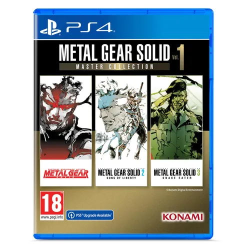 Metal Gear Solid Master Collection Vol 1 für PS4 - Actionspiel für PlayStation 4 von Konami, ohne Regionalsperre. Erlebe die legendäre Metal Gear Solid-Serie in einer umfassenden Sammlung!