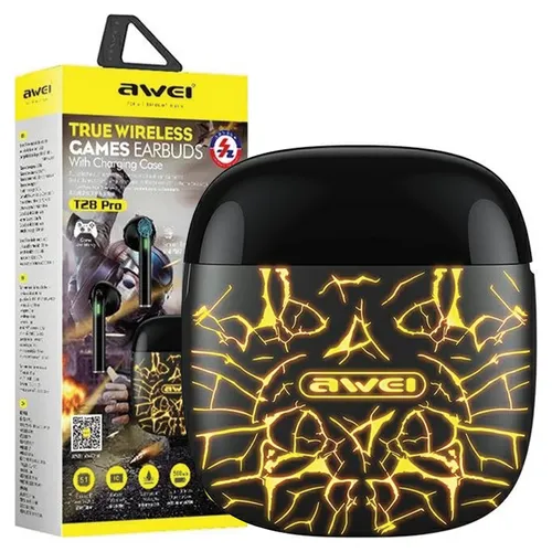 Awei T28 Pro Bluetooth Kopfhörer 5.0 mit Docking Station - Schwarz - Kopfhörer mit Bluetooth 5.0 für stabile Verbindung, hervorragende Klangqualität und ergonomisches Design für maximalen Tragekomfort. Ideal für aktive Nutzer!