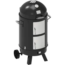 El Fuego Kombigrill Vertikalsmoker 3-in-1 Staunton - 53 cm Grillfläche, vielseitig als Räucherofen, Dampfgarer und Tischgrill nutzbar