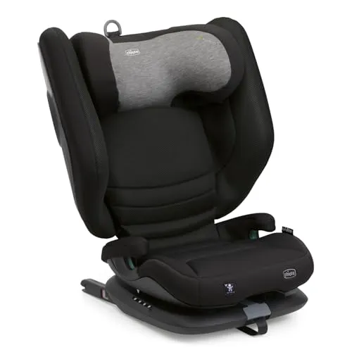 Chicco Autokindersitz Fold & Go I-Size – für Kinder von 3 bis 12 Jahren - Komfortabler Kindersitz mit Foldaway-System für einfachen Transport. Ideal für Kinder von 100 bis 150 cm. Mit verstellbarer Kopfstütze und innovativem Neigesystem für maximale Sicherheit und Komfort.