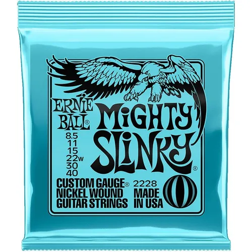 Saiten E-Gitarre Ernie Ball Mighty Slinky 2228 Gitarrensaiten E- Gitarre NEU