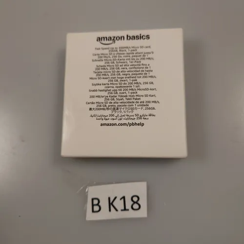 Amazon Basics MicroSDXC 256 GB mit SD Adapter A2 U3 Lesegeschwindigkeit 100MB/s