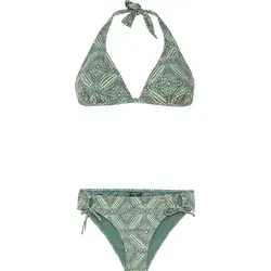 PROTEST Damen Bikini PRTSugar Halter C-cup - Bikinis für stilvolle Strandtage, aus recycelten Materialien, mit anpassbarem Kordelverschluss und herausnehmbaren Polstern für individuellen Komfort und Unterstützung.