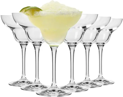 6x Krosno Margarita Cocktailgläser Trinkgläser Sektglas Sektschalen | 270 ML