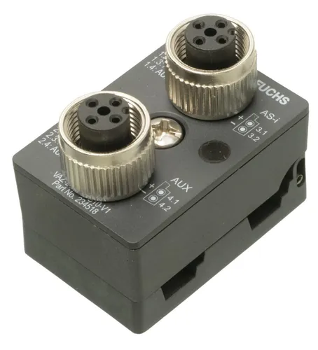 Pepperl+Fuchs VAZ-2T2-FK-G10-V1 234518 Sensor/Aktorbox - Passive Multipolverteiler für zuverlässige Signalverteilung, ideal für die Elektroinstallation in industriellen Anwendungen.