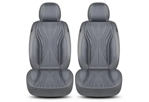 BMW I5 Schonbezüge Grau M5 - Maßgeschneiderte Passform - Sitzbezüge für BMW I5 ab 2023, atmungsaktiv und abwaschbar, mit spezieller Airbag-Naht für maximale Sicherheit und einfache Installation.