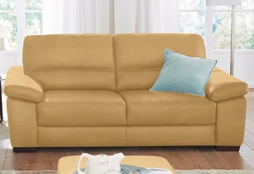 CALIA ITALIA 2-Sitzer Gaia, Sofa im edlen Design und mit erstklassigem Sitzkomfort, aus pflegeleichtem Luxus-Microfaser Ginevra Hydro Care