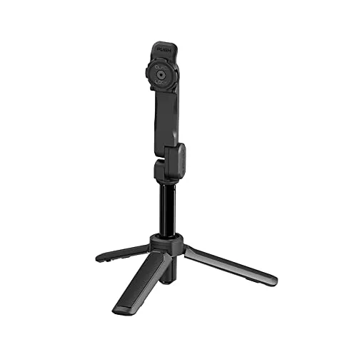 Quad Lock Stativ/Selfie Stick - Handy-Gadget für perfekte Aufnahmen, leicht und kompakt, mit sicherer Befestigung und einfach einstellbarem Winkel.