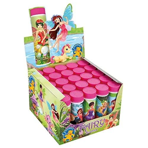 PUSTEFIX Seifenblasen Set I 25 x Klassik 42ml Fairy Bubbles I Bubbles Made in Germany I Party Seifenblasen für Kinder-Geburtstag, Hochzeit, Standesamt, Polterabend I 25 x 42 ml Vorteilspack