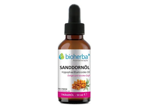 BIOHERBA R Pflege-Set Bioherba Sanddornöl Reines Sanddorn-Trägeröl 50 ml
