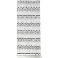 Kobolo Türvorhang Perlenvorhang MOUNTAIN - black white - 90x200 cm - Raumteiler-Vorhänge mit abweisender Funktion gegen Insekten, stilvolles Design aus transparenten Perlen, ideal für einen eleganten Raumabschluss.
