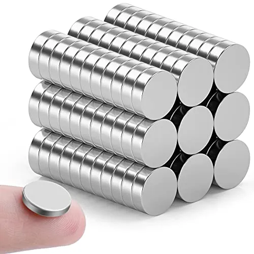 FINDMAG Magnet Klein, 100 Stück 10 mm x 2 mm Neodym Magnets Extra Stark, Kleine Magnete Whiteboard, Magnet Rund, Pinnwand Magnete, Magnetic Starker Halt, Mini Magnets für Magnettafel, Handwerk, Fotos