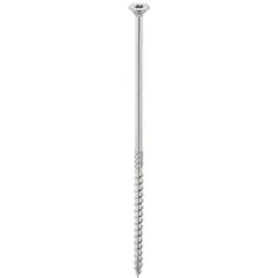 ABC SPEEDpoint Holzbauschraube Senkkopf T40 A2J 8x200mm (50 Stück) - Hochwertige Holzbauschraube mit Senkkopf für bündigen Abschluss. Ideal zum Befestigen von dünnen Bauteilen an dickeren Konstruktionshölzern. Maximale Stabilität durch optimales Gewinde-Design.