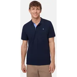 ANCHOR POLO SHIRT - Marineblau/Blau - L - Hochwertiges Poloshirt aus Bio-Baumwolle für Komfort im Alltag und Sport. Mit steifem Kragen und dehnbarer Passform ideal für Freizeit und Büro. OEKO-TEX® STANDARD 100 geprüft.