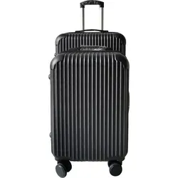 Kofferset Frenzi 2-teilig NTK-Collection - Schwarz - Das 2-teilige Kofferset Frenzi bietet viel Platz und Sicherheit auf Reisen. Mit leichtgängigen Rollen und Teleskopgriff ist der Transport mühelos. Die Koffer sind platzsparend ineinander stapelbar und ideal für jeden Reisenden.