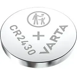VARTA Knopfzellen Professional Electronics CR2430 - 3V Lithium-Mangandioxid Batterie, hohe Kapazität von 290 mAh für zuverlässige Energieversorgung in elektronischen Geräten