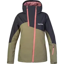 Hannah Maky Col Jacket 38 in Burnt Olive/Anthracite - Stylische Damenjacke in Burnt Olive und Anthrazit, ideal für modische Akzente und vielseitige Kombinationsmöglichkeiten.