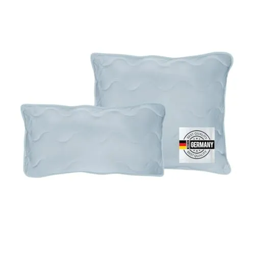 Waidmeister kühlendes Kopfkissen 80x80 cm – Atmungsaktives Qualitätskissen für ganzjährigen Komfort - Erleben Sie optimale Feuchtigkeitsregulierung mit der Cooling-Technologie! Dieses Waidmeister Kopfkissen bietet eine erfrischende Sommerseite und eine wohltuende Winterseite – ideal für alle Schlafpositionen.